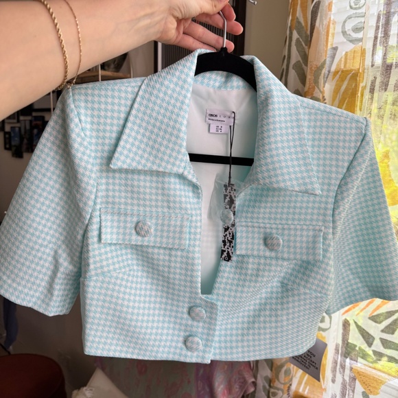 Asos cropped tailored shirt NEW - Picture 3 of 5